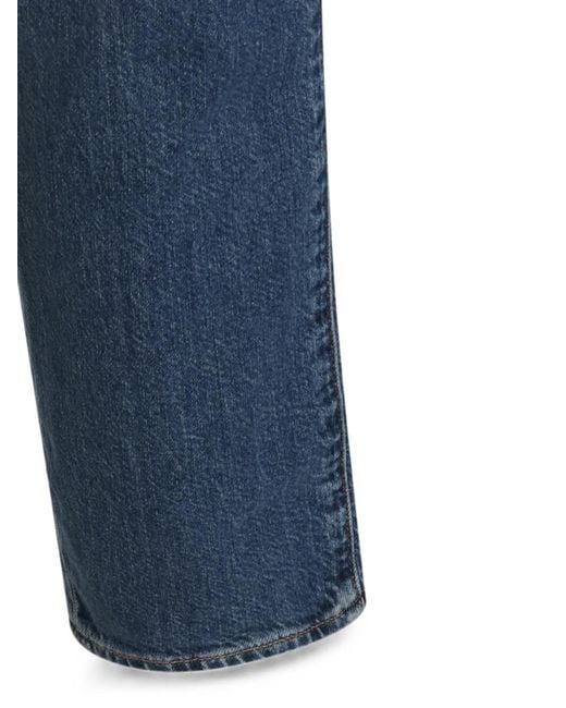 Levi's Blue 511 Logo-Patch Jeans for men