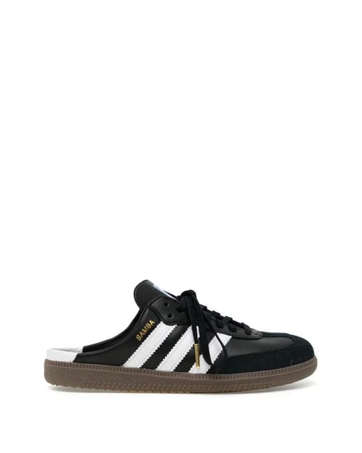 Adidas Black Samba Mules