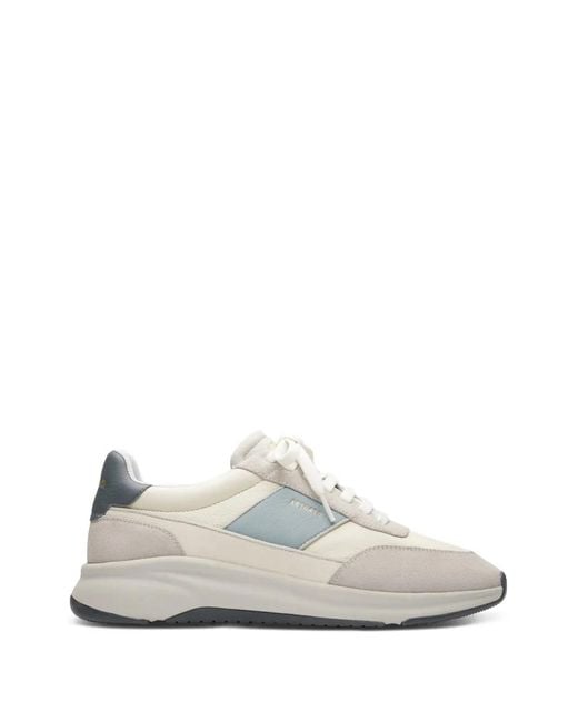 Axel Arigato White Genesis Neo Stripe Panel Runner Sneakers for men