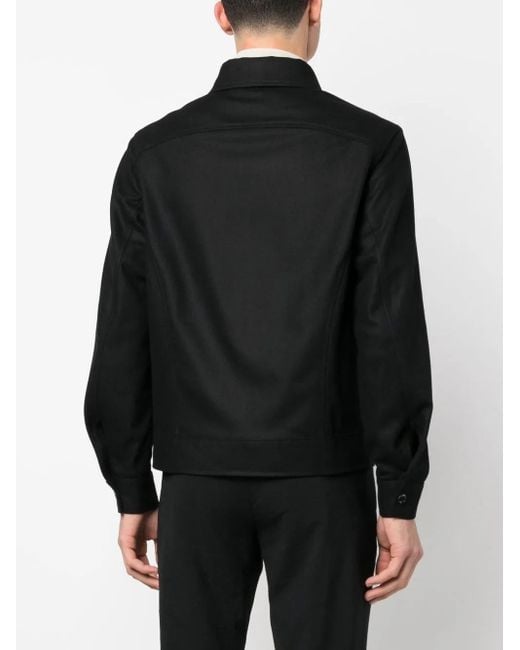 Dell'Oglio Button-Up Overhemd in het Black voor heren