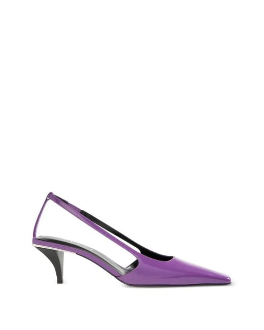 Gucci Purple Slingback-Pumps