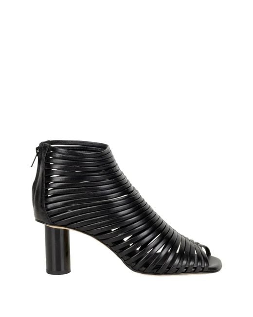 JVAM Black Maxime Cage Sandals