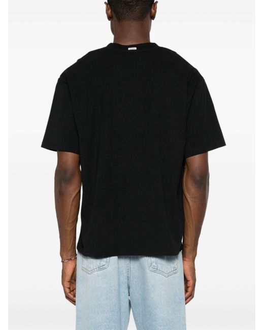 T-shirt con maniche a spalla bassa di Sandro in Black da Uomo