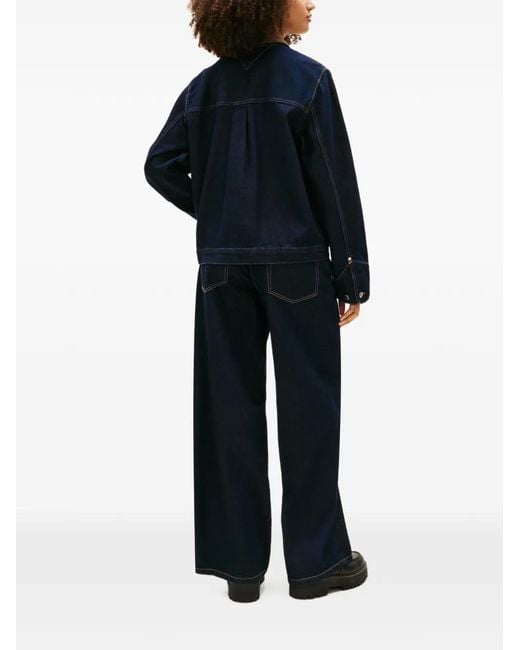 Tommy Hilfiger Blue Patch-Pocket Jacket