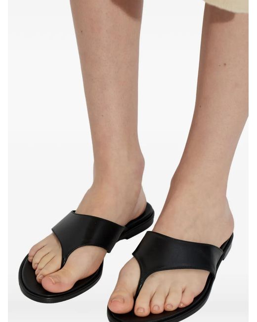 Aeyde Black Amaya Mules