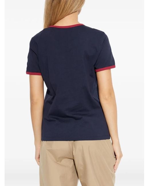 Moncler Blue Pocket-Ringer T-Shirt