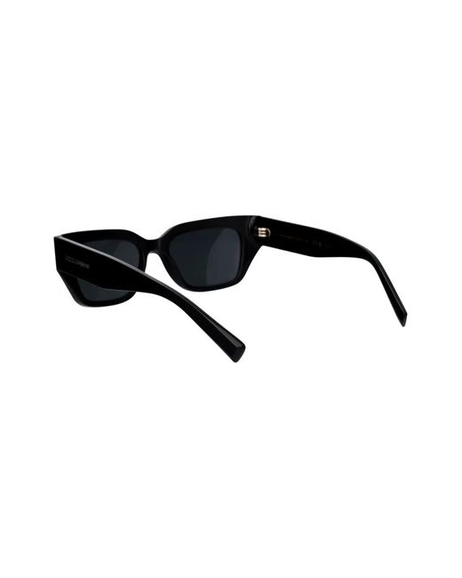 Dolce & Gabbana Black Logo-Print Sunglasses