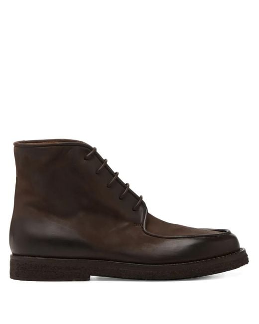Marsèll Brown Moccar Ankle Boots for men