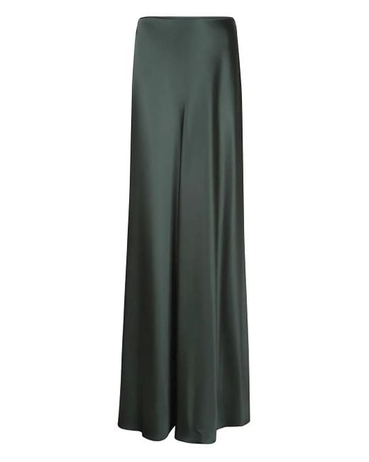 Ralph Lauren Green Gathered Maxi Skirt