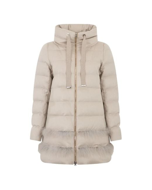 Herno Natural Quilted Puffer Jacket