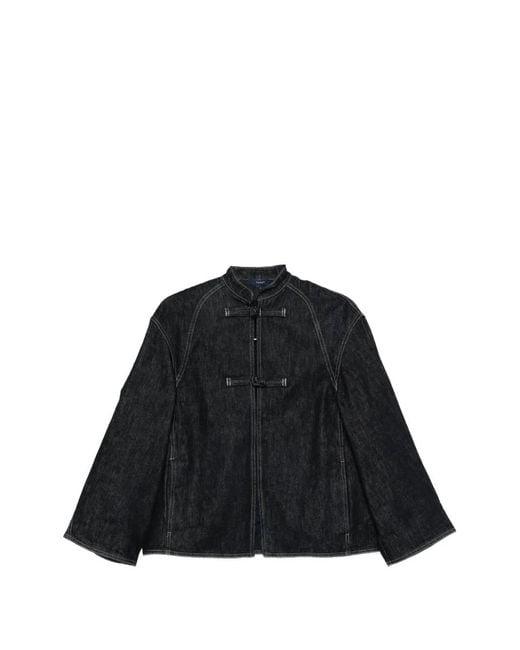 Soeur Black Iliana Knot-Button Jacket