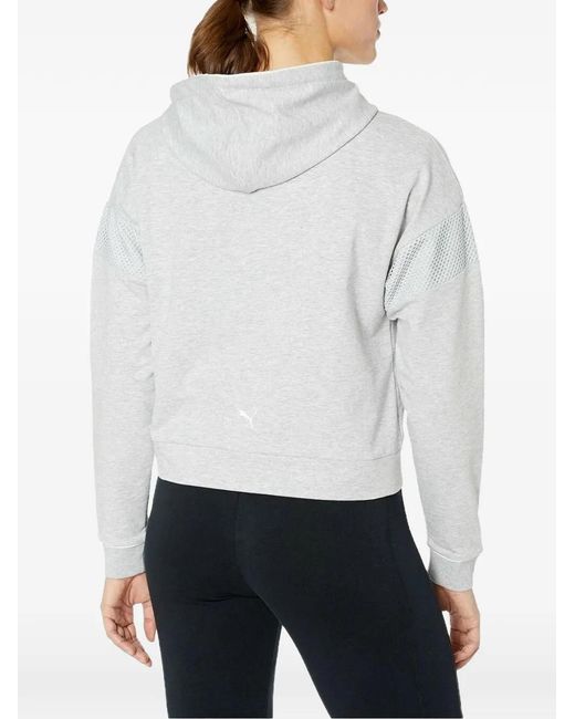 PUMA Gray Chase Drawstring Hoodie