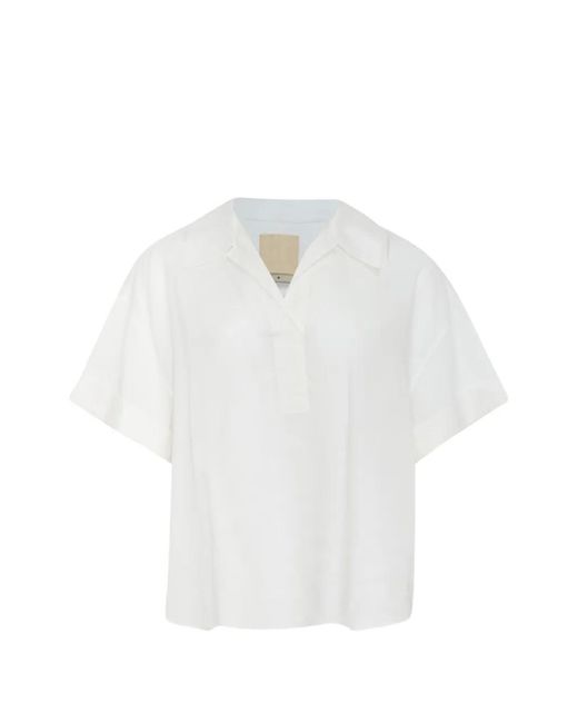 The Loom White Back-Tuck Short-Sleeve Shirt