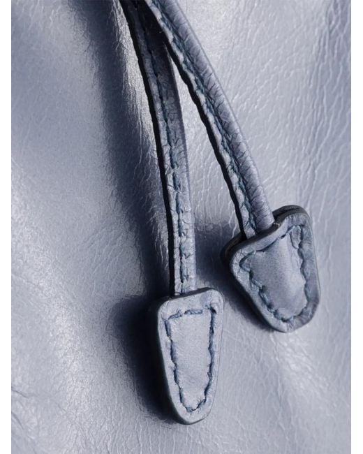 Prada Blue Leather Pouch