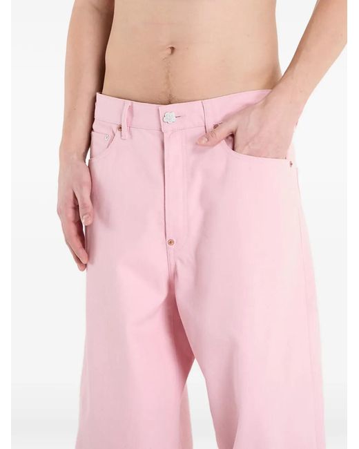KENZO Pink Wide-Leg Jeans for men