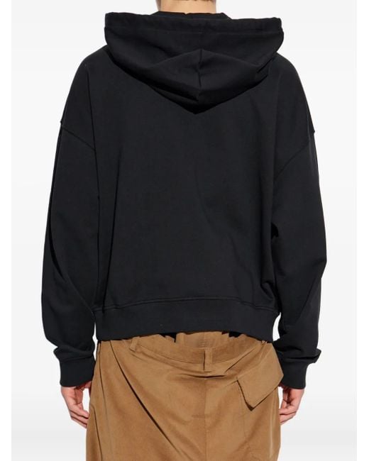 Vivienne Westwood Blue Orb-Embroidered Hoodie for men