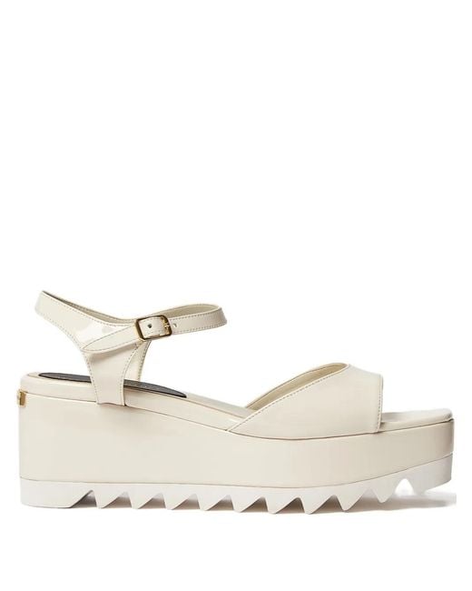 Stella McCartney Natural Elyse Platform Sandals