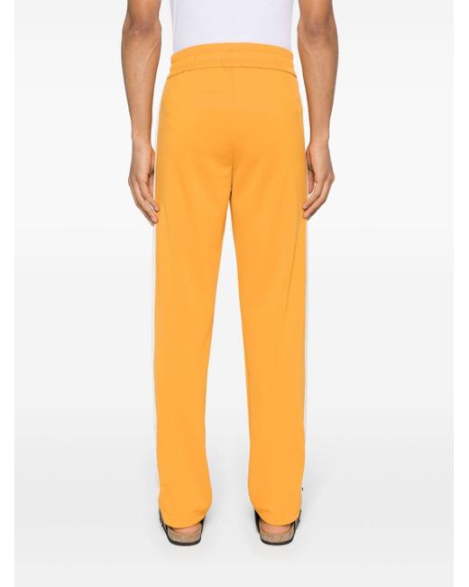 Pantalones de chándal con detalle a rayas Palm Angels de hombre de color Orange