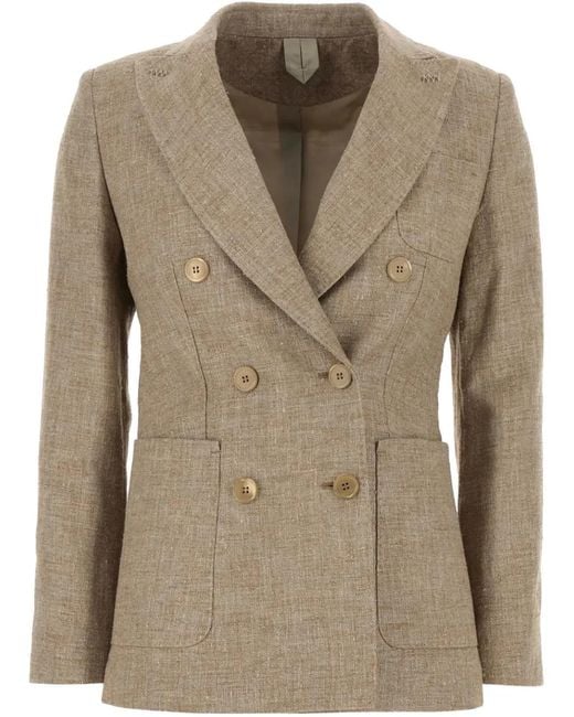 Max Mara Natural Targa Blazer