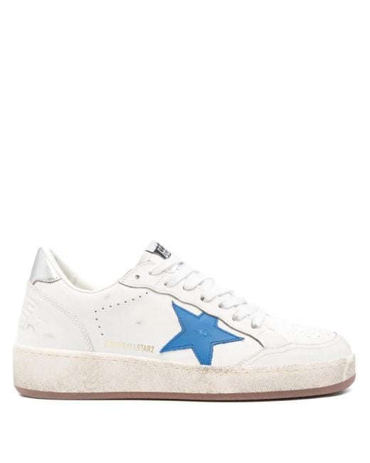 Golden Goose Deluxe Brand Blue Ball Star 2 Star-Detail Leather Sneakers for men