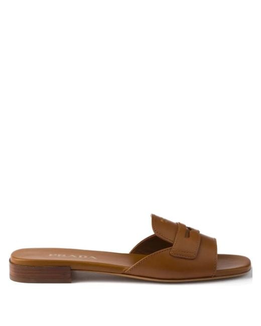 Sandali di Prada in Brown