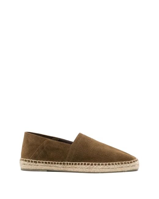 Tom Ford Brown Suede Espadrilles for men