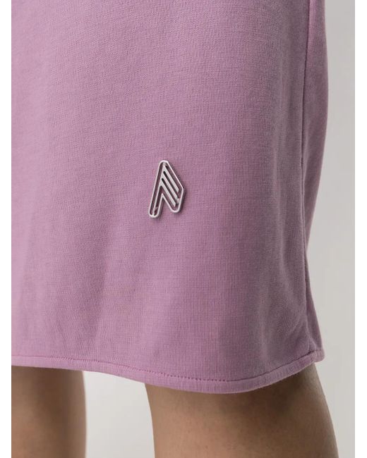 The Attico Pink Off-shoulder Dress