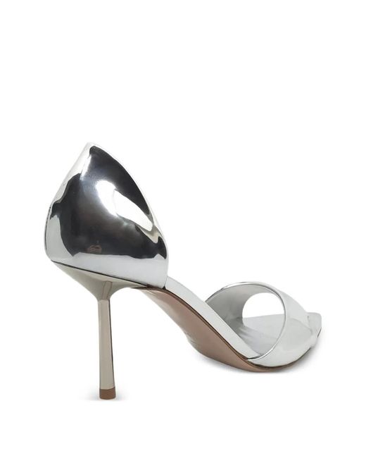 Le Silla White Shirley Pointed-Toe Sandals