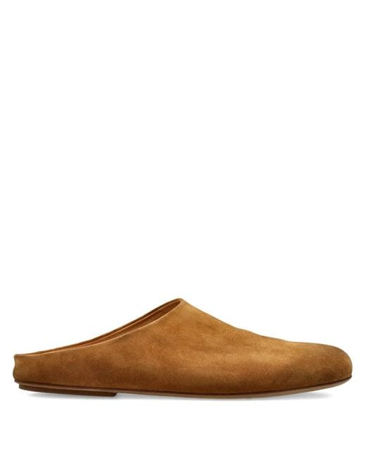 Marsèll Brown Passo Slip-On Round-Toe Mules for men