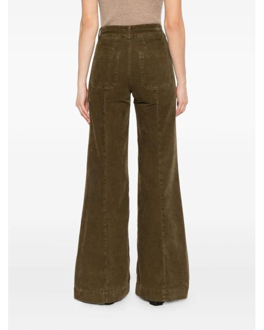 Pantalon Droit En Velours Côtelé Seafarer en coloris Green
