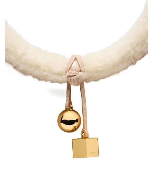 Jacquemus Metallic The Round Tote Bag