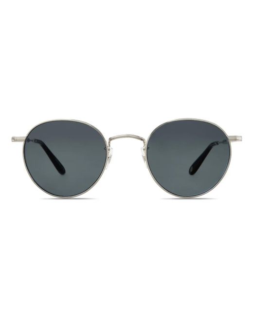 Garrett Leight Gray Round-Frame Sunglasses