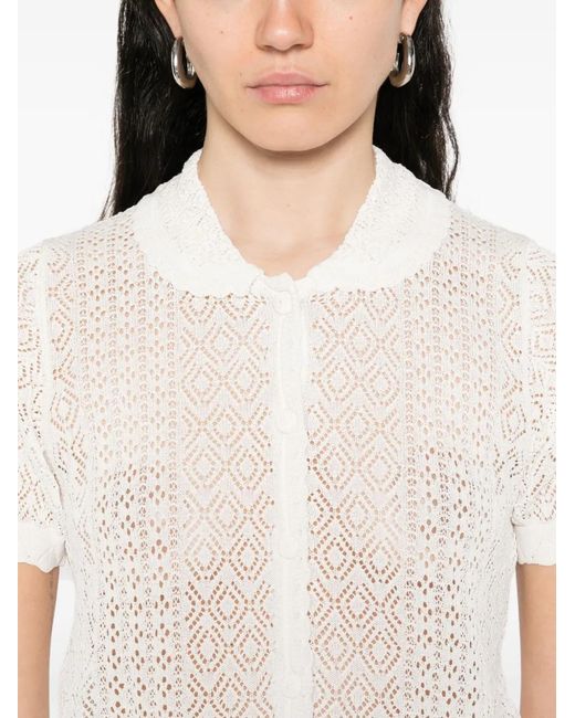 Doen White Cardigan Eveline