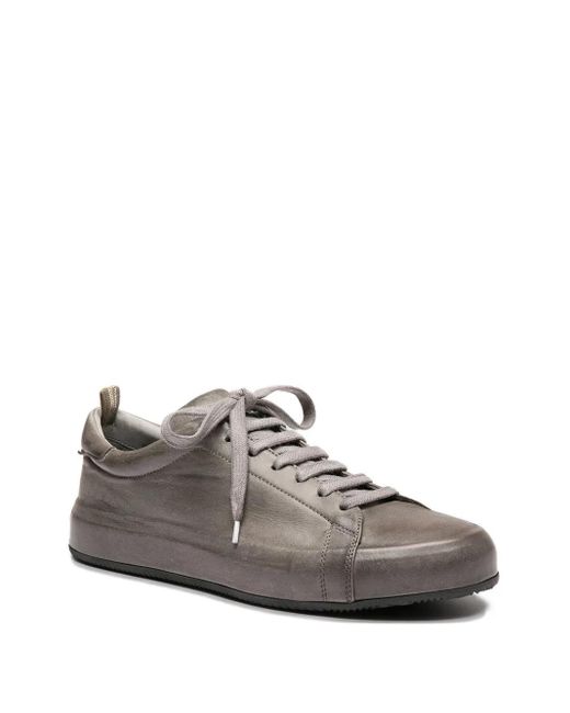 Officine Creative Brown Easy Dd 001 Ignis Suede Sneakers for men
