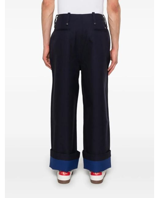 メンズ Tommy Hilfiger ロゴ パンツ Blue