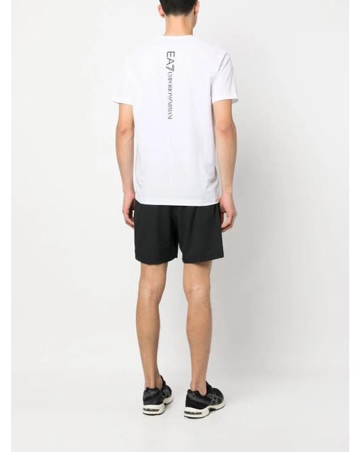 Chándal Con Logo Estampado EA7 de color White