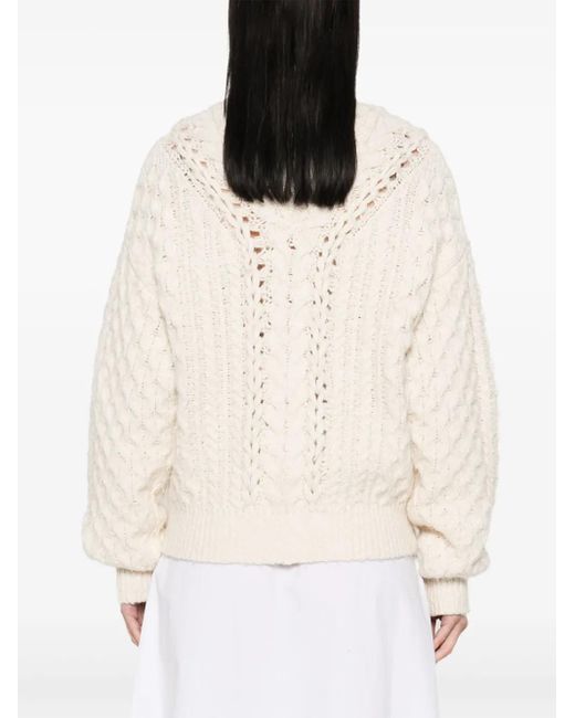 Isabel Marant Natural Strickpullover