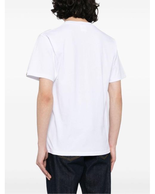 A Bathing Ape T-Shirt mit Camo Busy Works-Print in White für Herren