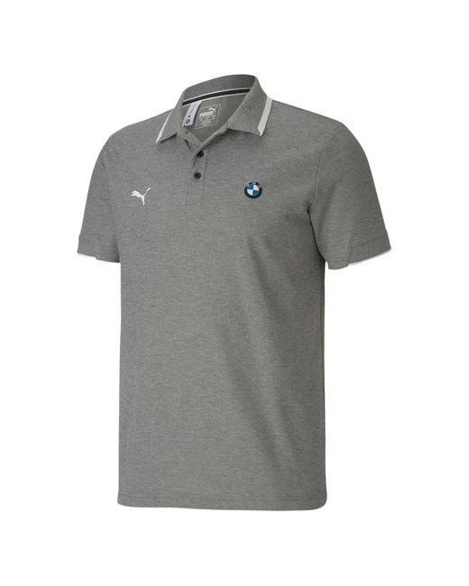 PUMA Gray X Bmw Motorsport Polo Shirt for men