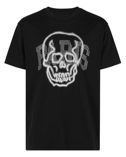 Givenchy Skull print Cotton T shirt in Black for Men Lyst Canada