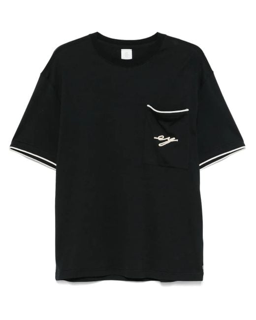 メンズ Eleventy コットン Tシャツ Black