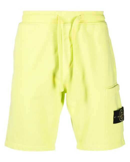 Stone Island Trainingsbroek Met Patch in het Yellow voor heren