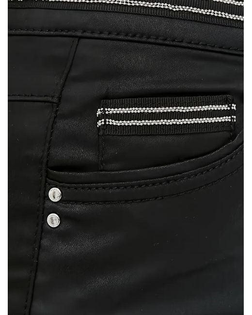 Morgan Black Cuffed Trousers
