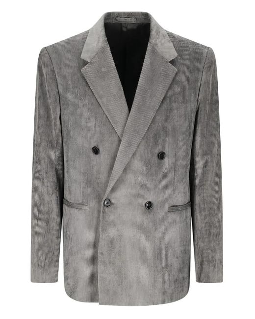 Lardini Doppelreihiges Cordsakko in Gray für Herren