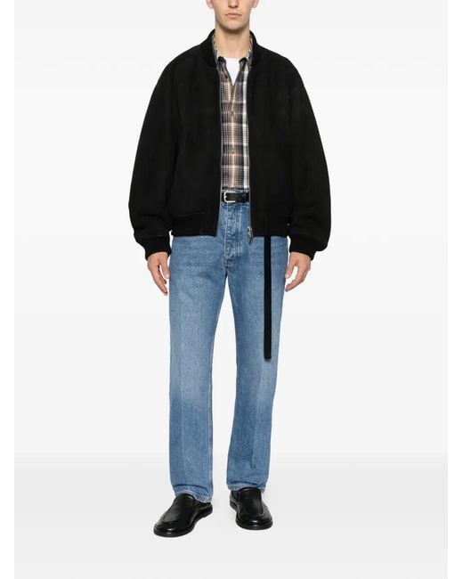Studio Nicholson Black X Aaron Levine Berkeley Bomber Jacket for men