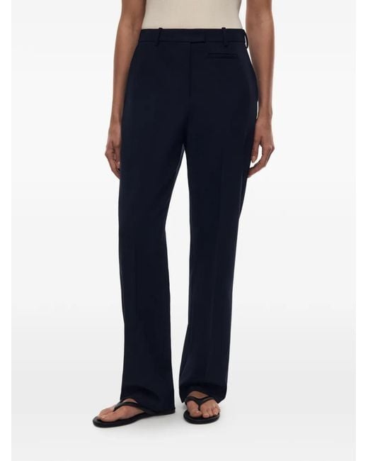 12 STOREEZ Blue Hampshire Wool Trousers