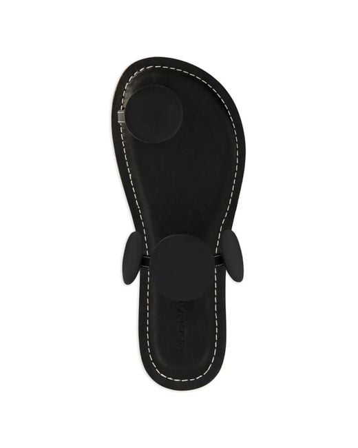 Bernardo White New Moon Toe-Ring Sandals