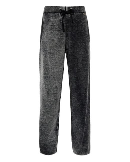 DIESEL Gray M-Honorine Drawstring-Fastening Track Pants