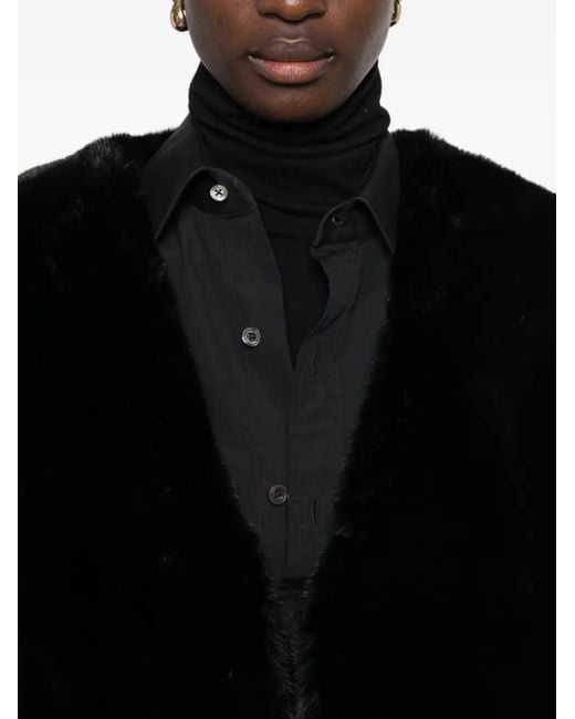 Manteau Matera En Fourrure Artificielle Frankie Shop en coloris Black