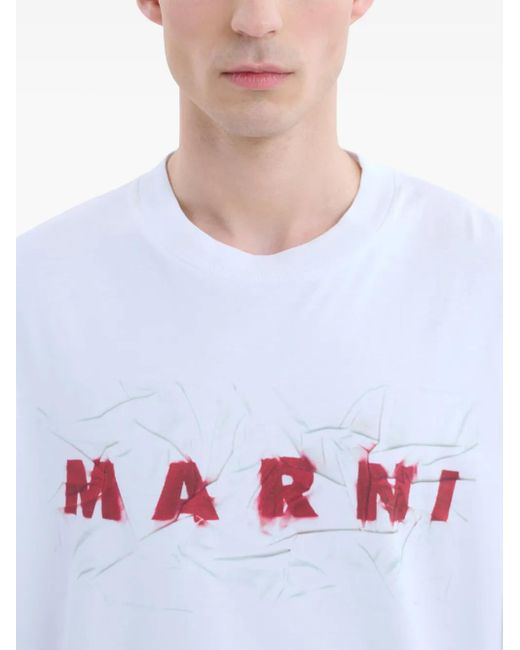 Marni White T-Shirts And Polos for men
